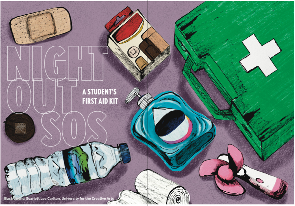 First aid kit illustration
